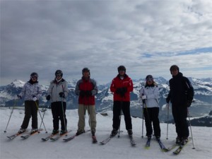 The BSW team hits the slopes